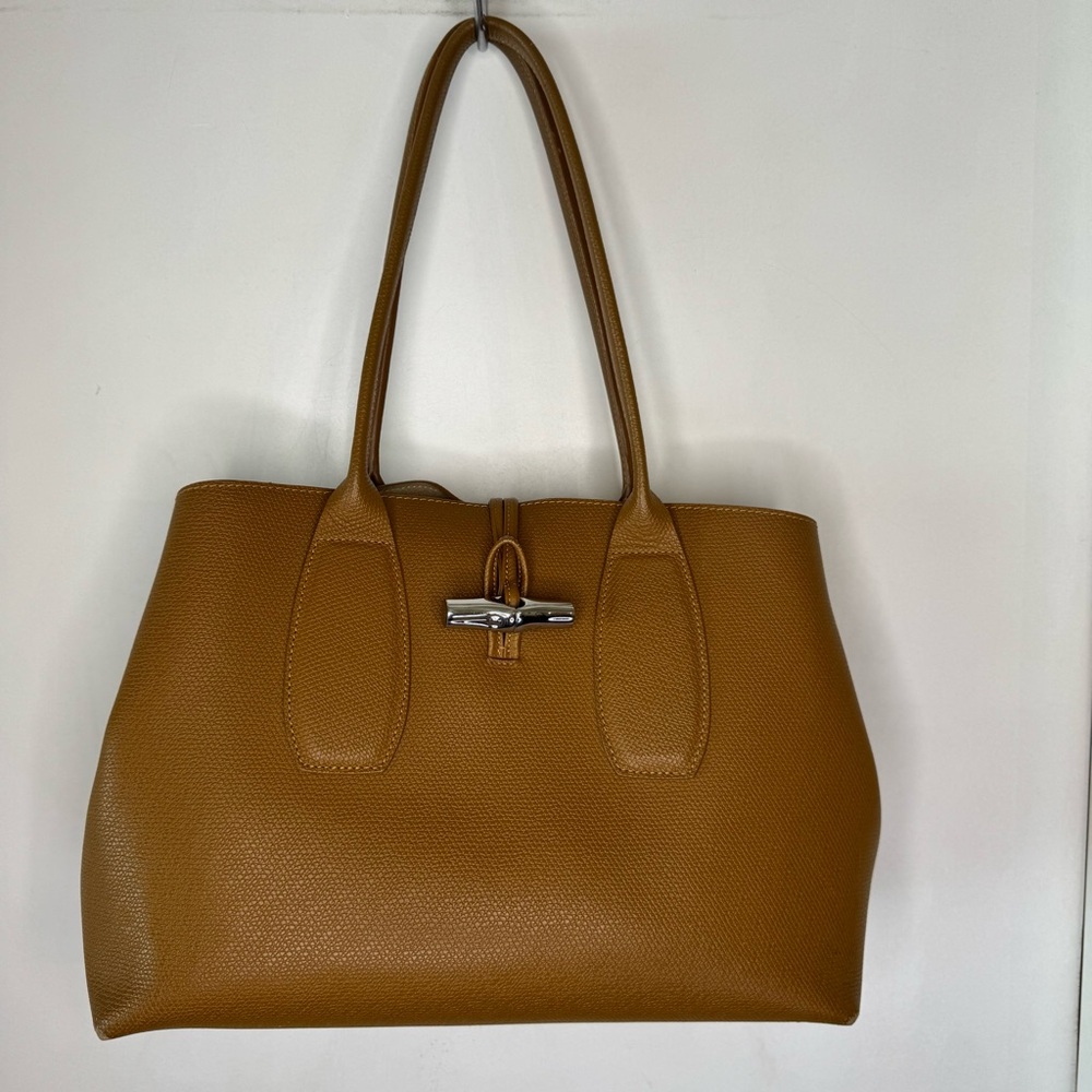 ❕SALE❕ Longchamp Roseau Medium Leather Tote Bag - Picture 2 of 9